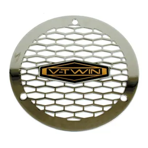 MCS Derby cover, vented. Chrome