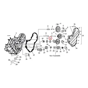 MCS Thrust washer camshaft. .050"