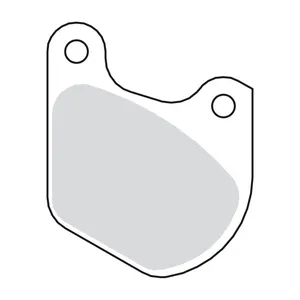 MCS MCS, brake pads front & rear. Organic