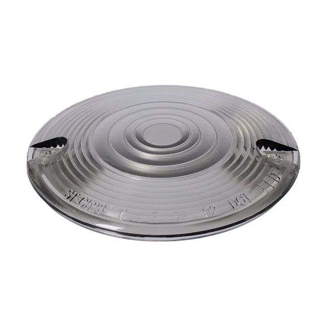 MCS Replacement turn signal lens. flat lens. Smoke - 68440-86