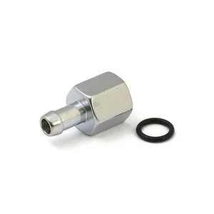 Colony Colony, Linkert fuel line adapter fitting. Chrome