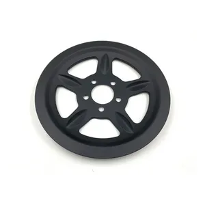 MCS Pulley cover, 5-spoke. 68t, black