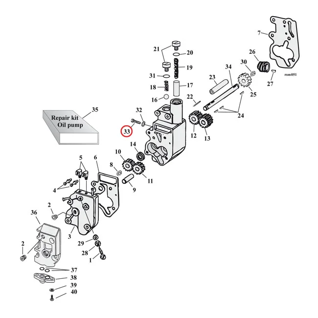 MCS Crankcase drain plug / oil pump plug. Zinc - 700