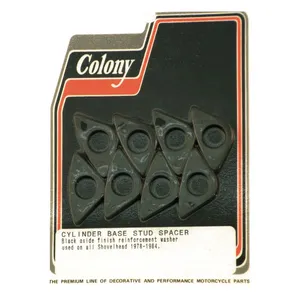 Colony Colony, cylinder base stud spacers set. Black