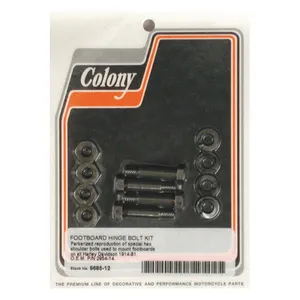 Colony Colony, rider floorboard hinge bolt mount kit. Hex