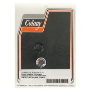 Colony Colony, hex head plug oil screen crankcase
