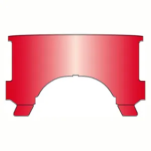 National Cycle National Cycle, repl. adj. lower window (style B). Red