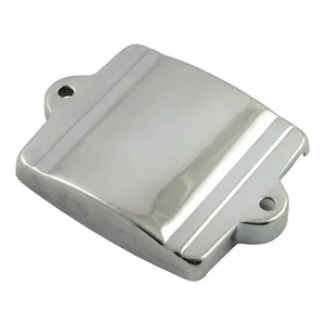 MCS Battery top cover 6-volt. Chrome