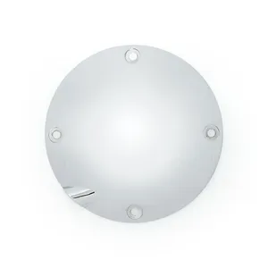 MCS Derby cover, OEM style Domed. Chrome