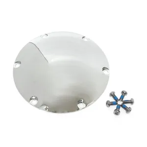 MCS Derby cover, OEM style Domed. Chrome