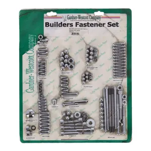 Gardner-Westcott Builders fastener set, polish. allen