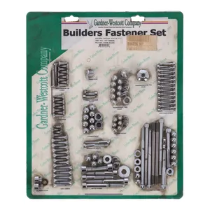 Gardner-Westcott Builders fastener set, polish. allen