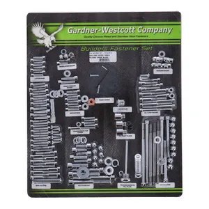 Gardner-Westcott Builders fastener set, polish. allen