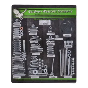 Gardner-Westcott Builders fastener set, polish. allen