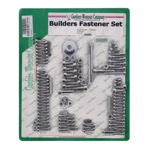 Gardner-Westcott Builders fastener set, pol chr allen