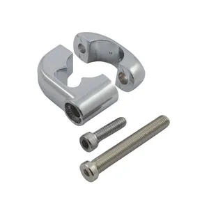 MCS Front turn signal mount. Chrome