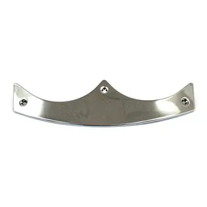 MCS Front fender tip, smooth. Chrome