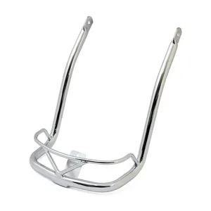 MCS Vintage saddlebag rail, rear. Chrome
