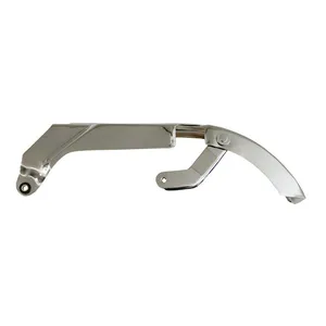 MCS Upper belt guard, FXR. Chrome