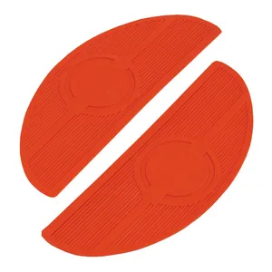 MCS Oval repl. pads, floorboards. Red