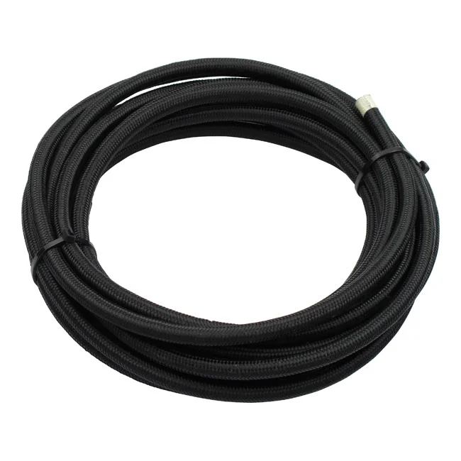 MCS Braided hose 3/8" (10mm). Black nylon - 515293