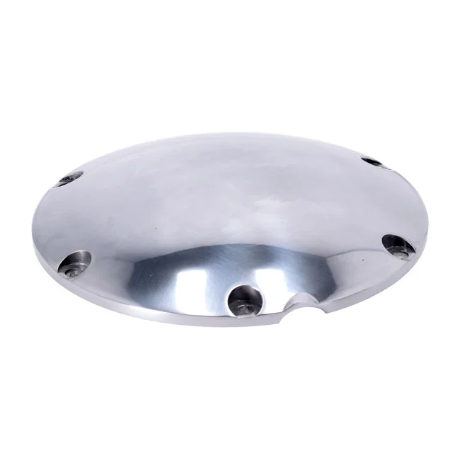 MCS Derby cover, OEM style Domed. Polished - 37760-04