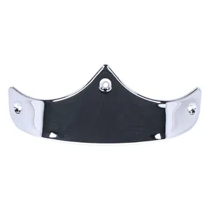 MCS Front fender tip, smooth. Chrome