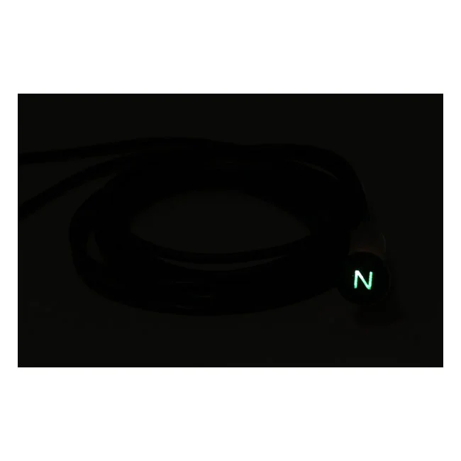 MCS 3/8 indicator light. Green, with ''n'' neutral symbol - 68024-92A