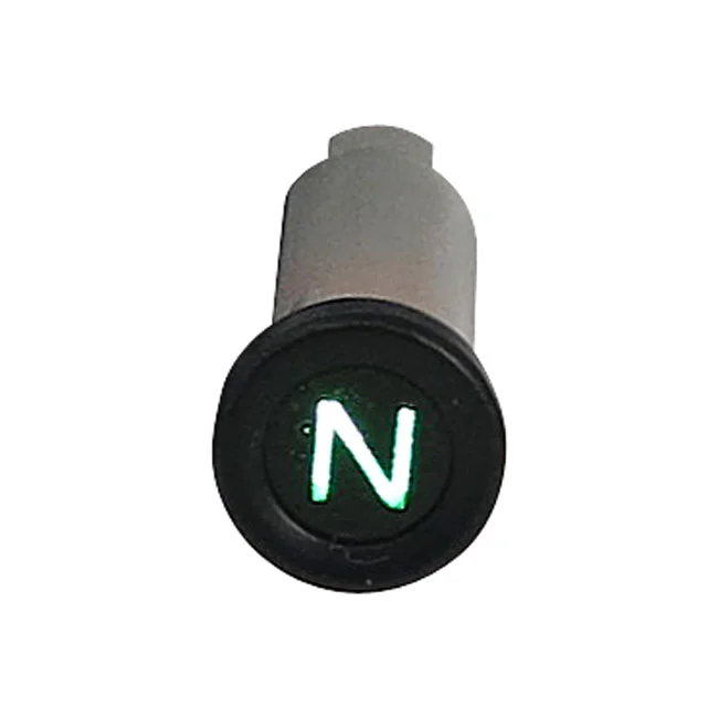 MCS 3/8 indicator light. Green, with ''n'' neutral symbol - 68024-92A