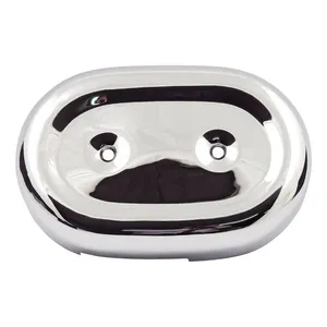 MCS XL Sportster air cleaner cover. Chrome, smooth