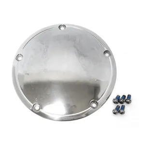 MCS Derby cover, OEM style Domed. Polished
