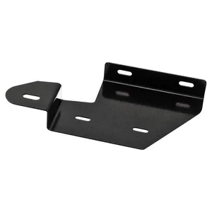 MCS MCS, swingarm bag mount bracket. Black, left