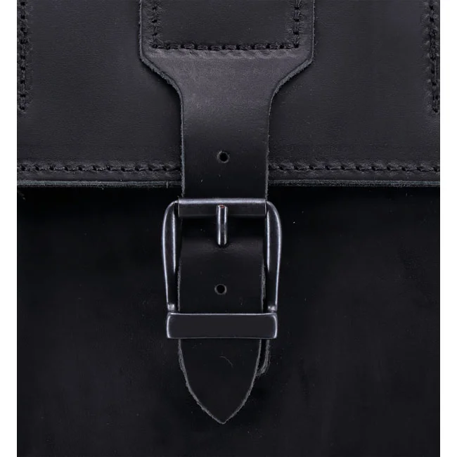 MCS Reinforced rigid leather saddlebag set. 32 liter - 515854