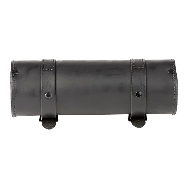 MCS Leather tool roll. Black with black buckles. 1L. - 515939