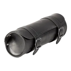 MCS MCS, leather tool roll. Black with black buckles. 1L.