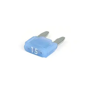 MCS Mini fuse with LED indicator. Blue, 15A