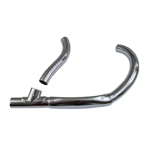 Samwel WLA 2-1 replica head pipe set, chrome