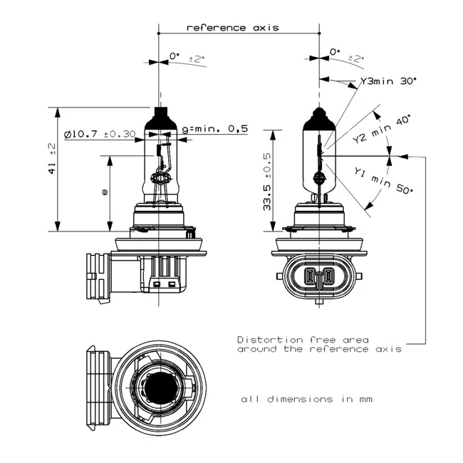 Philips Headlamp bulb H8