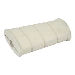 MCS Repl. rubber for flat kick pedal. White