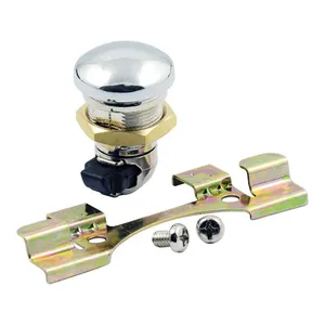 MCS Keyless push button fuel door release. Chrome