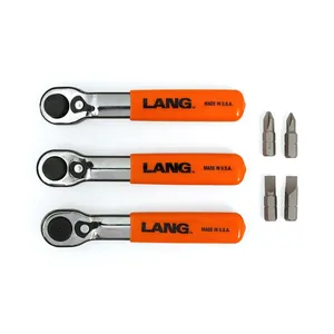 Lang Tools Lang Tools, mini ratcheting bit wrench. Fine tooth