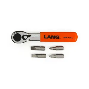 Lang Tools Lang Tools, mini ratcheting bit wrench. Fine tooth