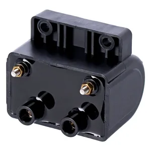 MCS Late OEM style ignition coil. 12v, 5 ohm. Black