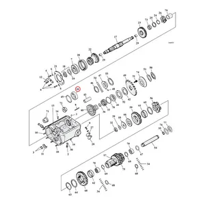 Jims JIMS, outer bearing race, transmission mainshaft. +.005"