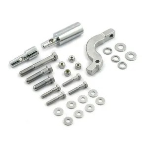 MCS Floorboard mount bracket kit. Chrome