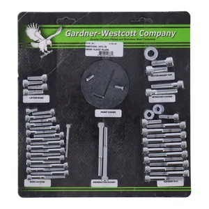 Gardner-Westcott Motor screw sets, chrome allen