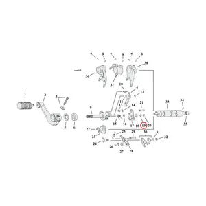 MCS Washer, shifter bushing retaining ring