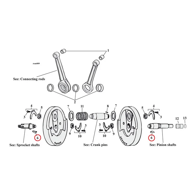 MCS Woodruff keys - 23985-12