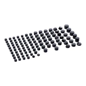 MCS Smoothtopps, push-on cover set (111pc). Black