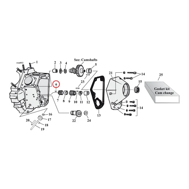 MCS Woodruff keys - 23985-54